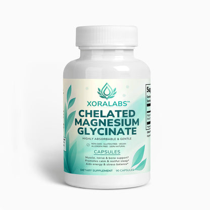 Magnesium Glycinate – Muscle, Nerve & Sleep Support